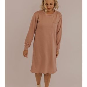 ROOLEE Pink Pocket Dress Size Medium NWT